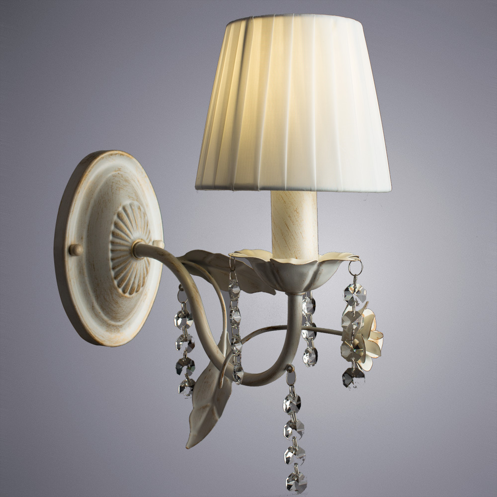 

Бра настенное ARTE LAMP KENNY (A9514AP-1WG) E14 40 Вт 220 В IP20, Белый