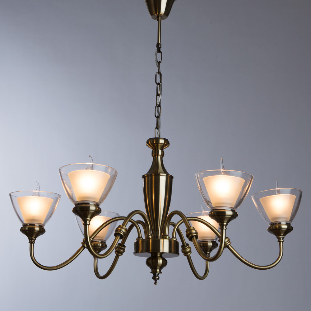 

Люстра подвесная ARTE LAMP Toscana (A5184LM-6AB) E14 40 Вт 220 В IP20, Прозрачный