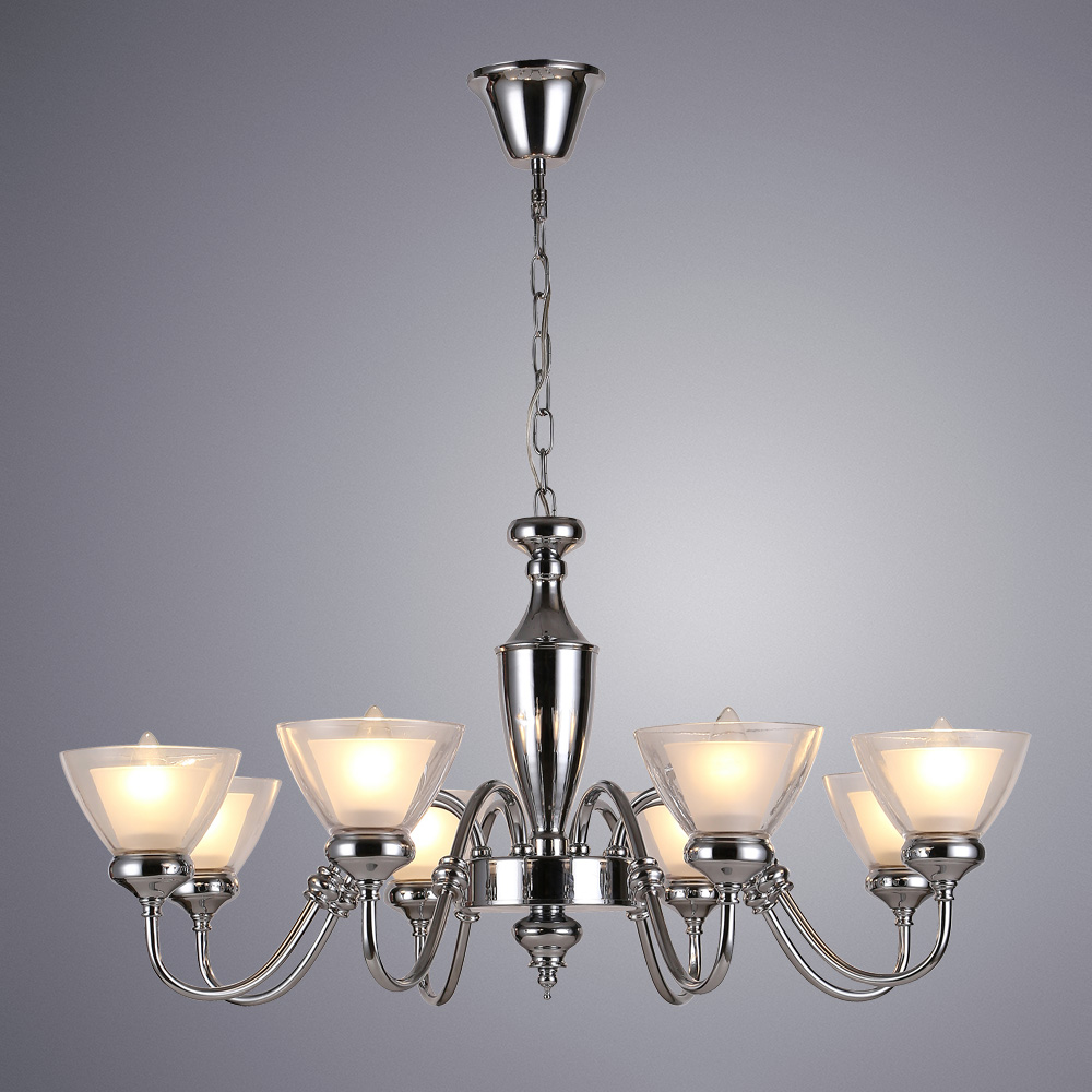 

Люстра подвесная ARTE LAMP Toscana (A5184LM-8CC) E14 40 Вт 220 В IP20, Прозрачный