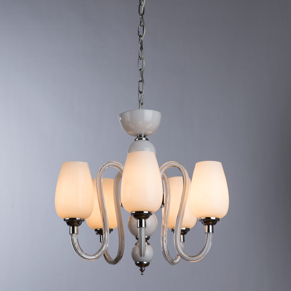 

Люстра подвесная ARTE LAMP LAVINIA (A1404LM-5WH) E14 40 Вт 220 В IP20, Белый