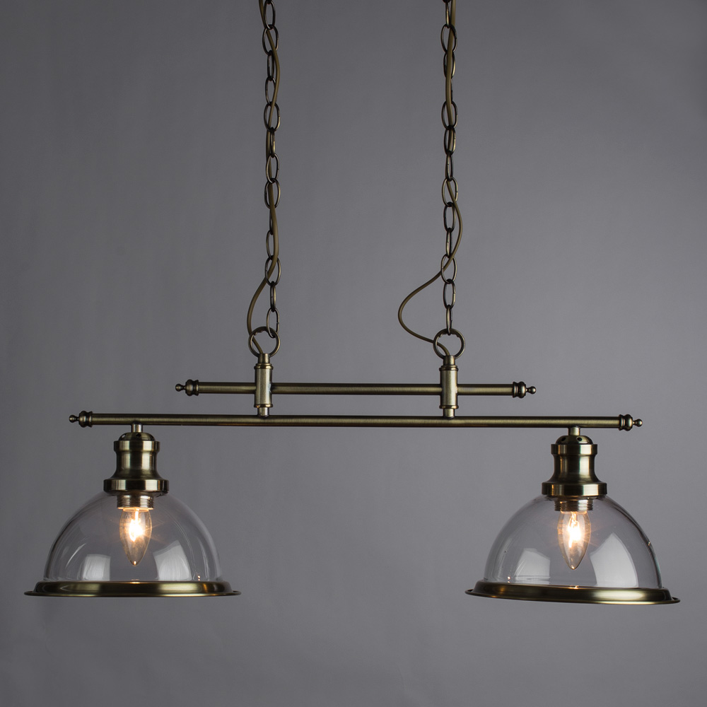 

Светильник подвесной ARTE LAMP OGLIO (A9273SP-2AB) E27 60 Вт 220 В IP20, Прозрачный