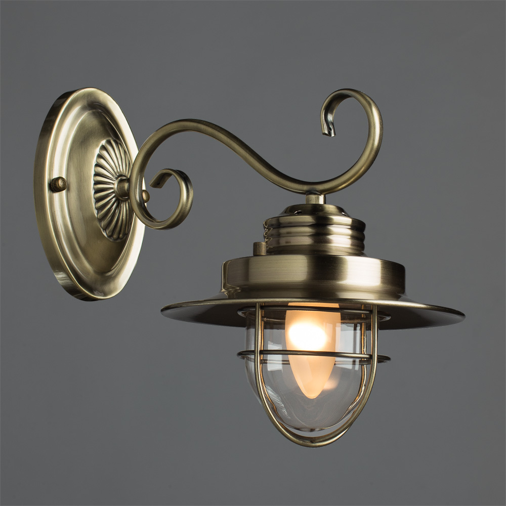 

Бра настенное ARTE LAMP LANTERNA (A4579AP-1AB) E27 60 Вт 220 В IP20, Прозрачный