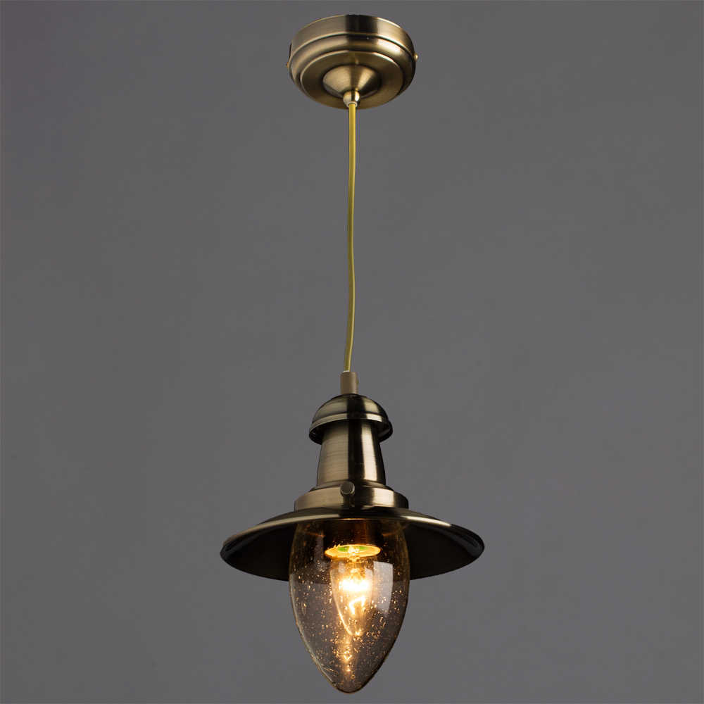 

Люстра подвесная ARTE LAMP FISHERMAN (A5518SP-1AB) E27 60 Вт 220 В IP20, Прозрачный