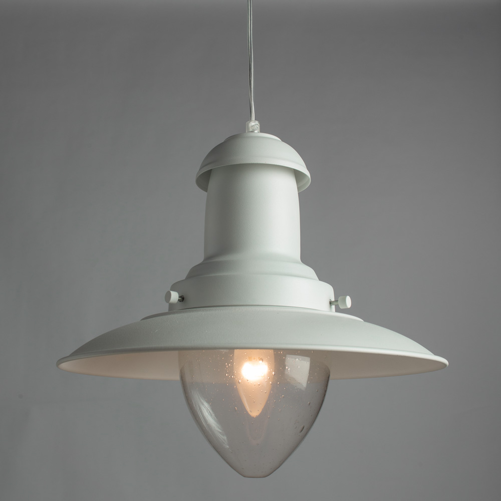 

Люстра подвесная ARTE LAMP FISHERMAN (A5530SP-1WH) E27 100 Вт 220 В IP20, Прозрачный