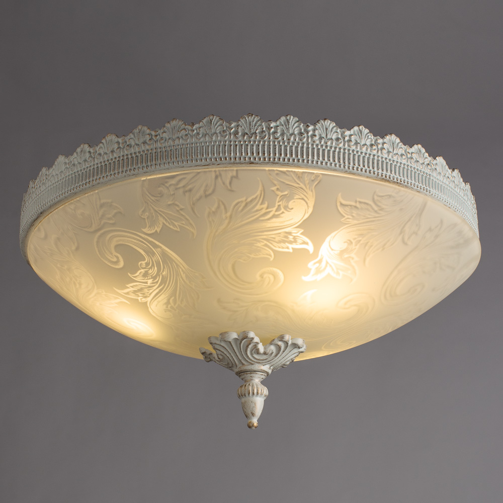 

Светильник настенно-потолочный ARTE LAMP CROWN (A4541PL-3WG) E27 60 Вт 220 В IP20, Белый