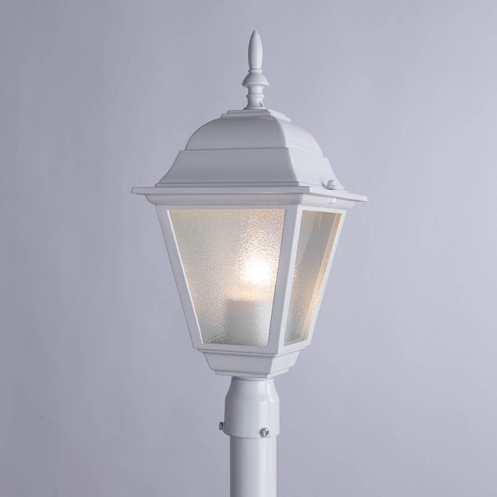 

Светильник уличный напольный ARTE LAMP BREMEN (A1016PA-1WH) E27 60 Вт 220 В IP44, Прозрачный