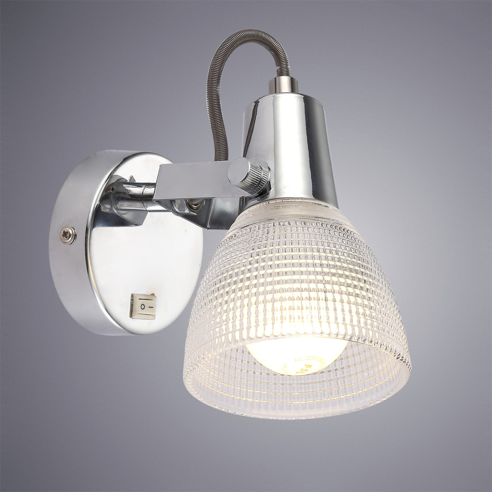 

Спот ARTE LAMP A1026AP-1CC E14 40 Вт 220 В IP20 хром, Прозрачный