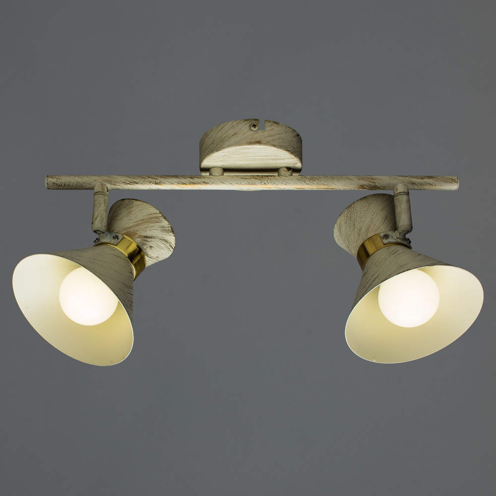 

Спот ARTE LAMP BALTIMORE A1406AP-2WG E14 40 Вт 220 В IP20 бело-золотой
