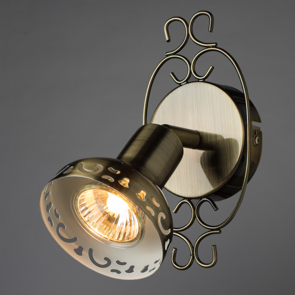 

Спот ARTE LAMP A5219AP-1BR GU10 35 Вт 220 В IP20 коричневый