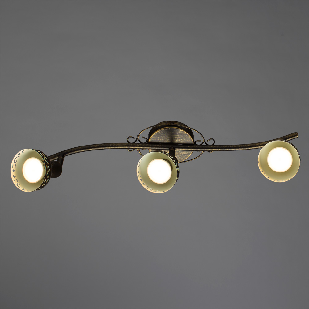 

Спот ARTE LAMP A5219PL-3BR GU10 35 Вт 220 В IP20 коричневый