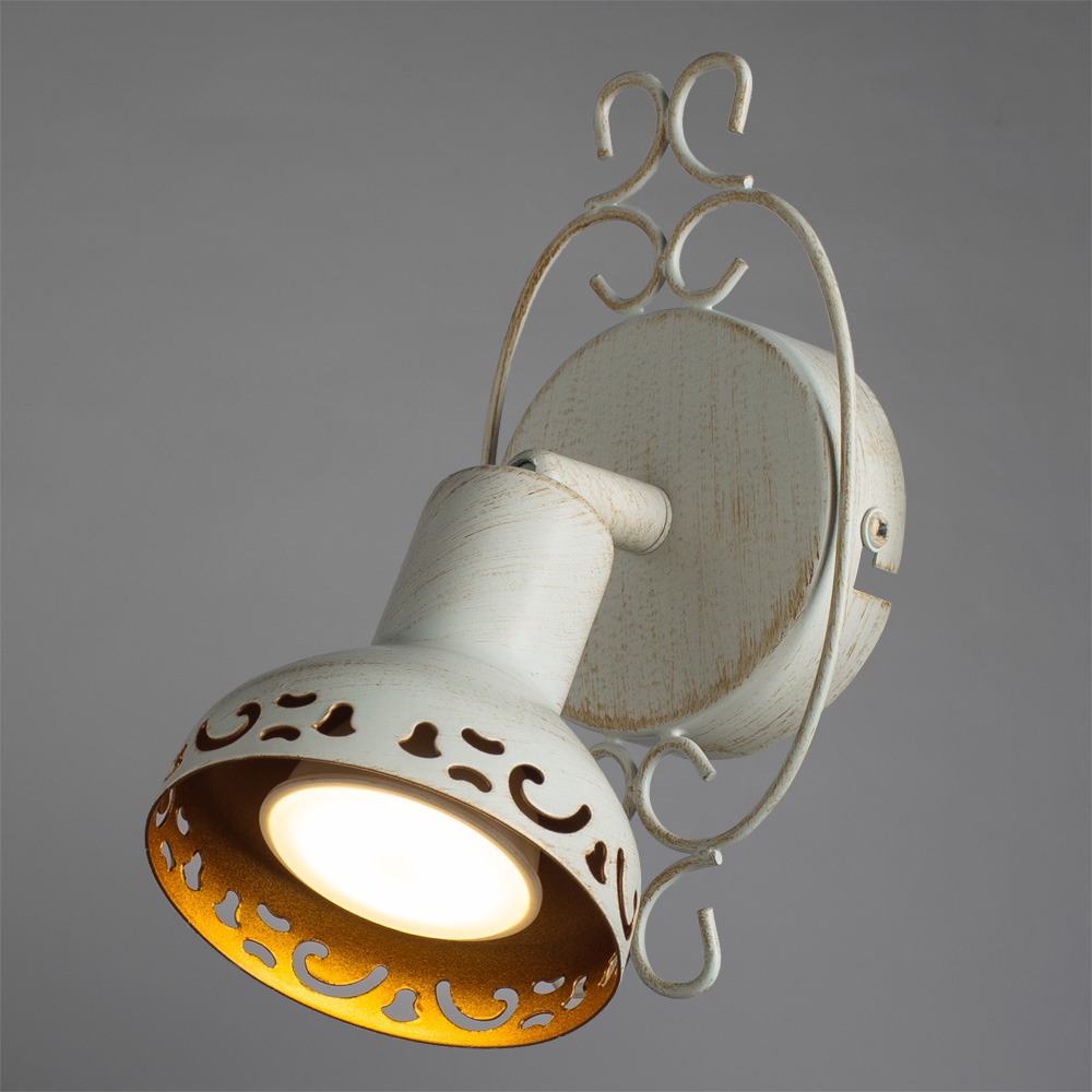 

Спот ARTE LAMP A5219AP-1WG GU10 35 Вт 220 В IP20 бело-золотой