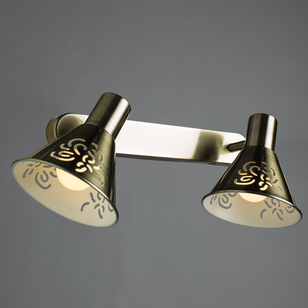 

Спот ARTE LAMP CONO (A5218AP-2AB) E14 40 Вт 220 В IP20 античная бронза