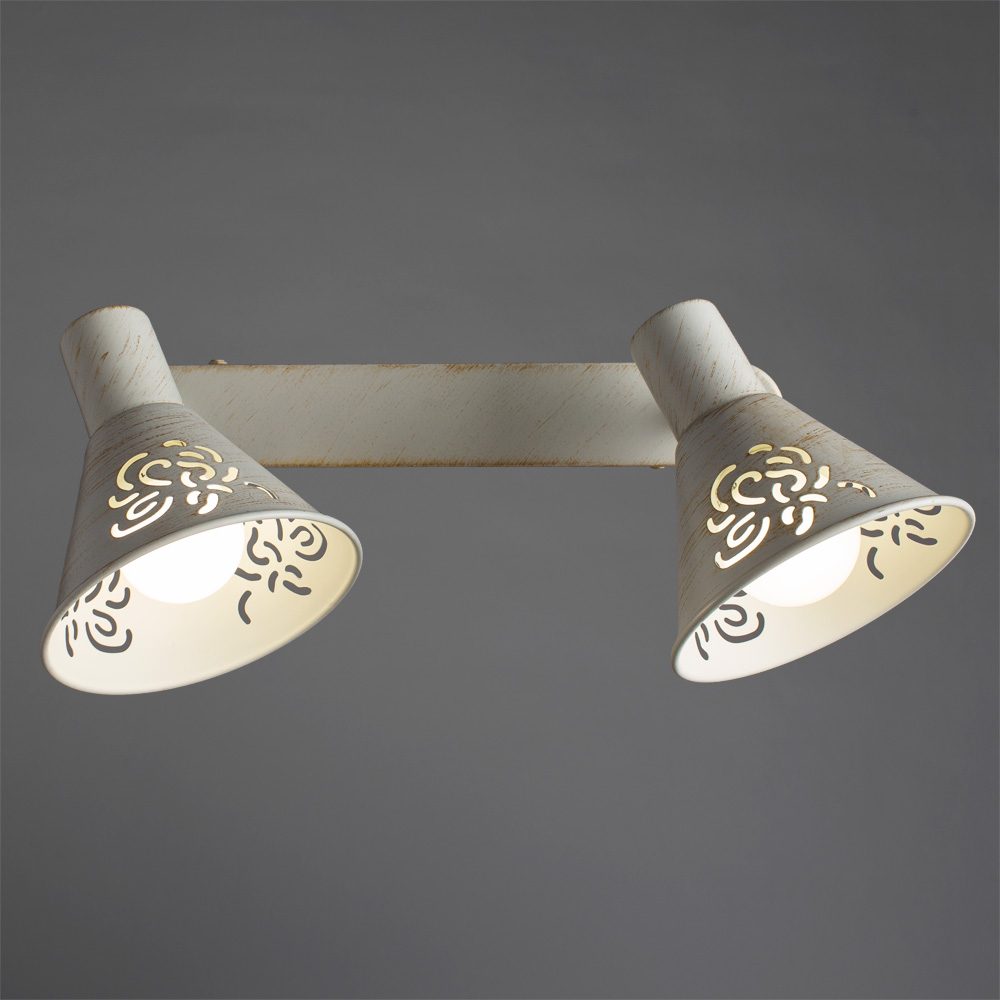 

Спот ARTE LAMP CONO (A5218AP-2WG) E14 40 Вт 220 В IP20 бело-золотой