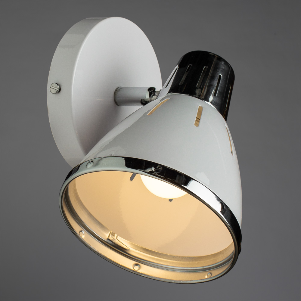 

Спот ARTE LAMP A2215AP-1WH E27 40 Вт 220 В IP20 белый