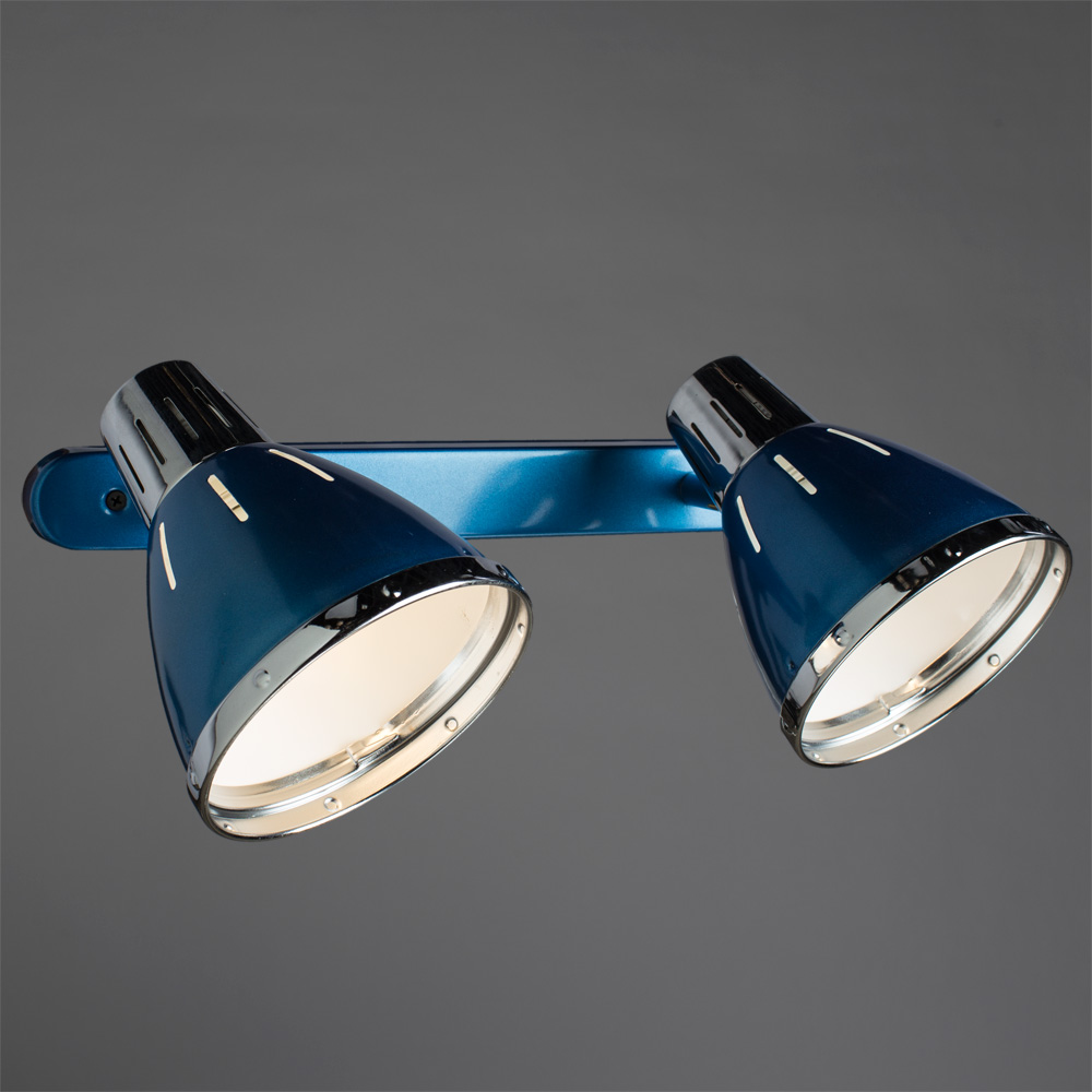 

Спот ARTE LAMP A2215AP-2BL E27 40 Вт 220 В IP20 синий