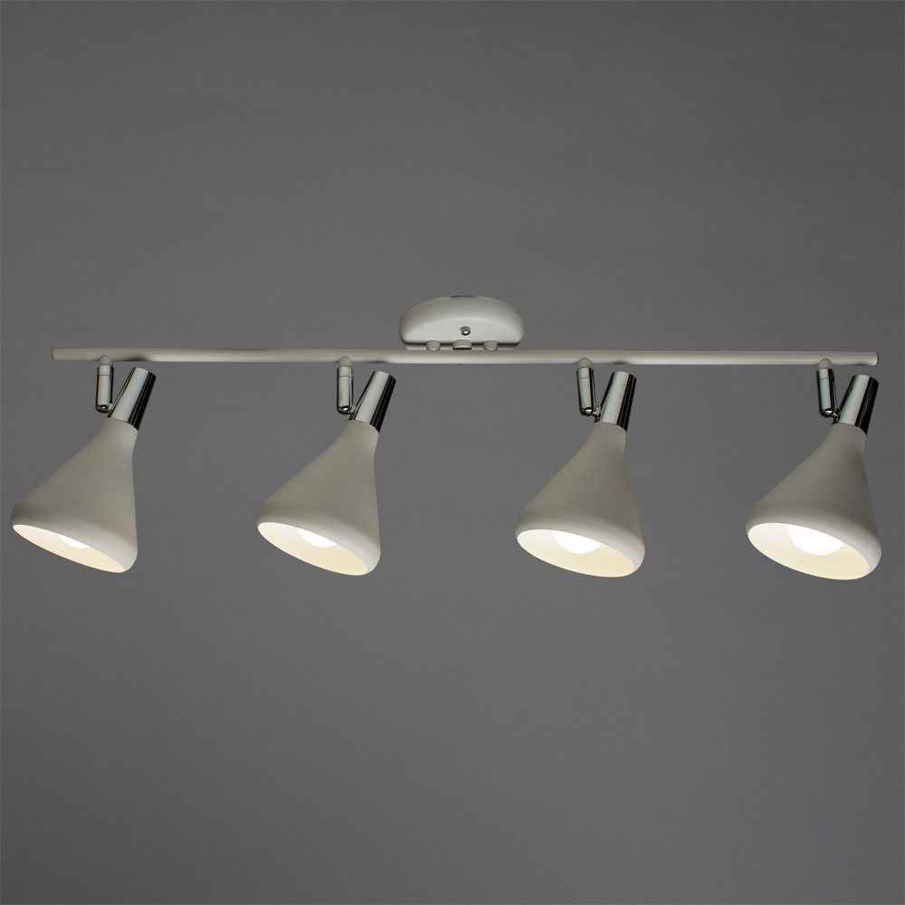 

Спот ARTE LAMP CICLONE (A9154PL-4WH) E14 40 Вт 220 В IP20 белый