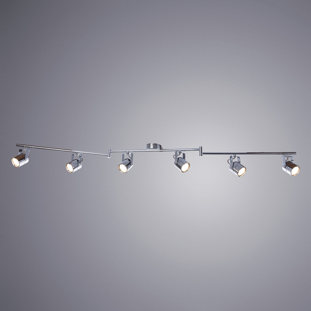 

Спот ARTE LAMP LENTE A1310PL-6CC GU10 50 Вт 220 В IP20 хром