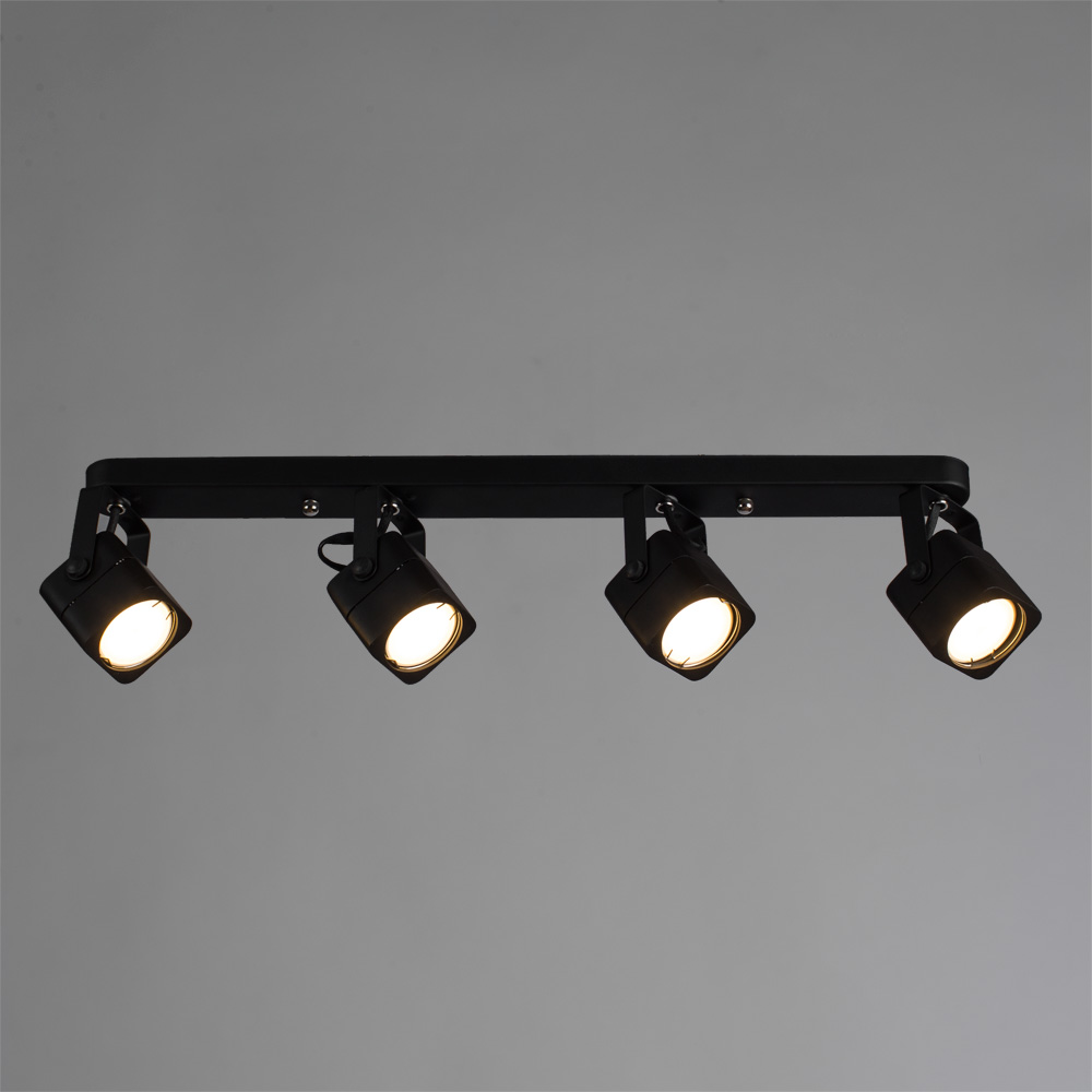 

Спот ARTE LAMP A1314PL-4BK GU10 50 Вт 220 В IP20 черный