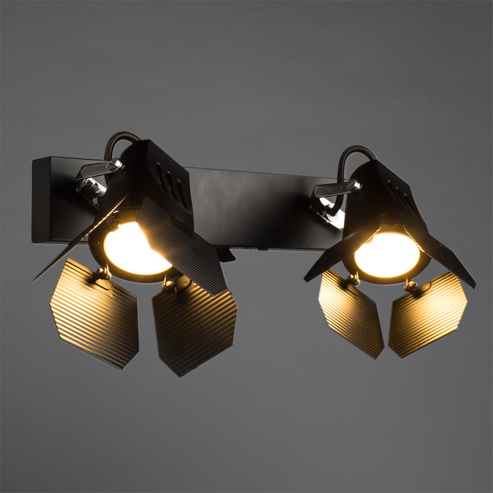 

Спот ARTE LAMP A3092AP-2BK GU10 50 Вт 220 В IP20 черный