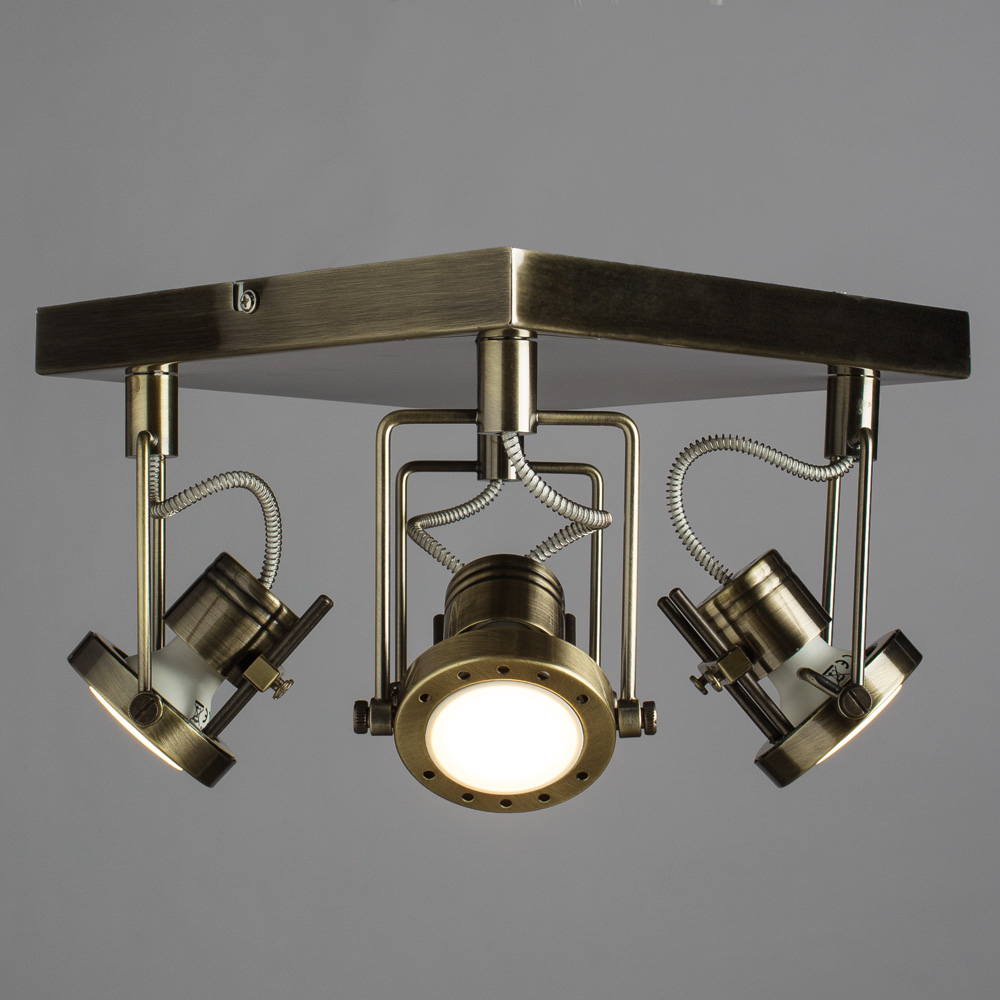 

Спот ARTE LAMP COSTRUTTORE A4300PL-4AB GU10 50 Вт 220 В IP20 античная бронза