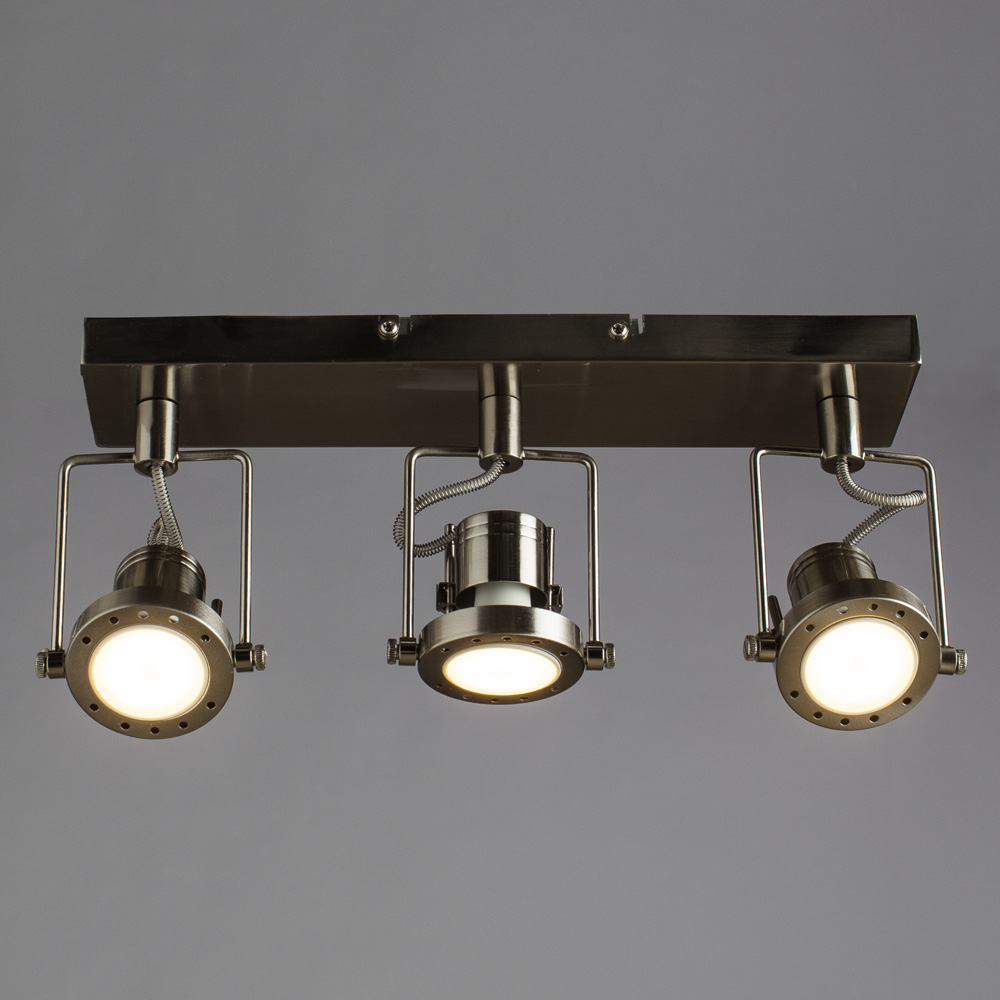 

Спот ARTE LAMP A4300PL-3SS GU10 50 Вт 220 В IP20 матовое серебро