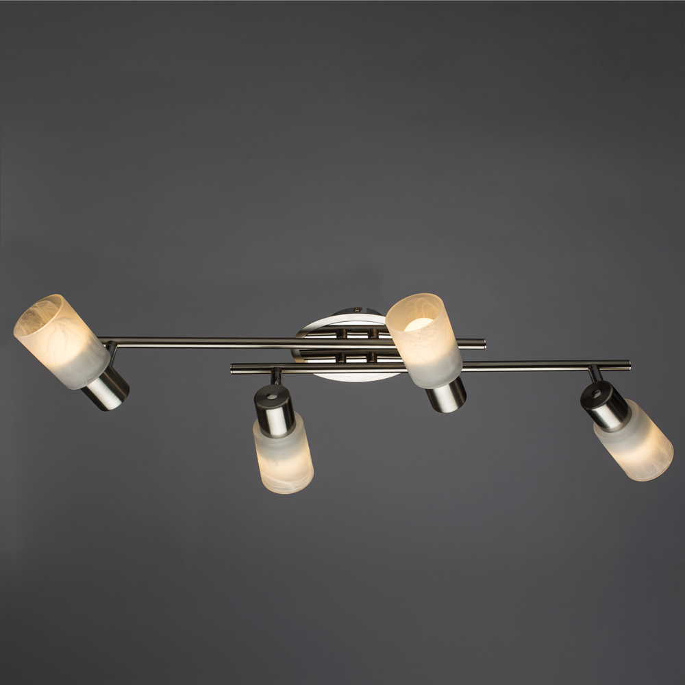 

Спот ARTE LAMP CAVALLETTA A4510PL-4SS E14 40 Вт 220 В IP20 белый