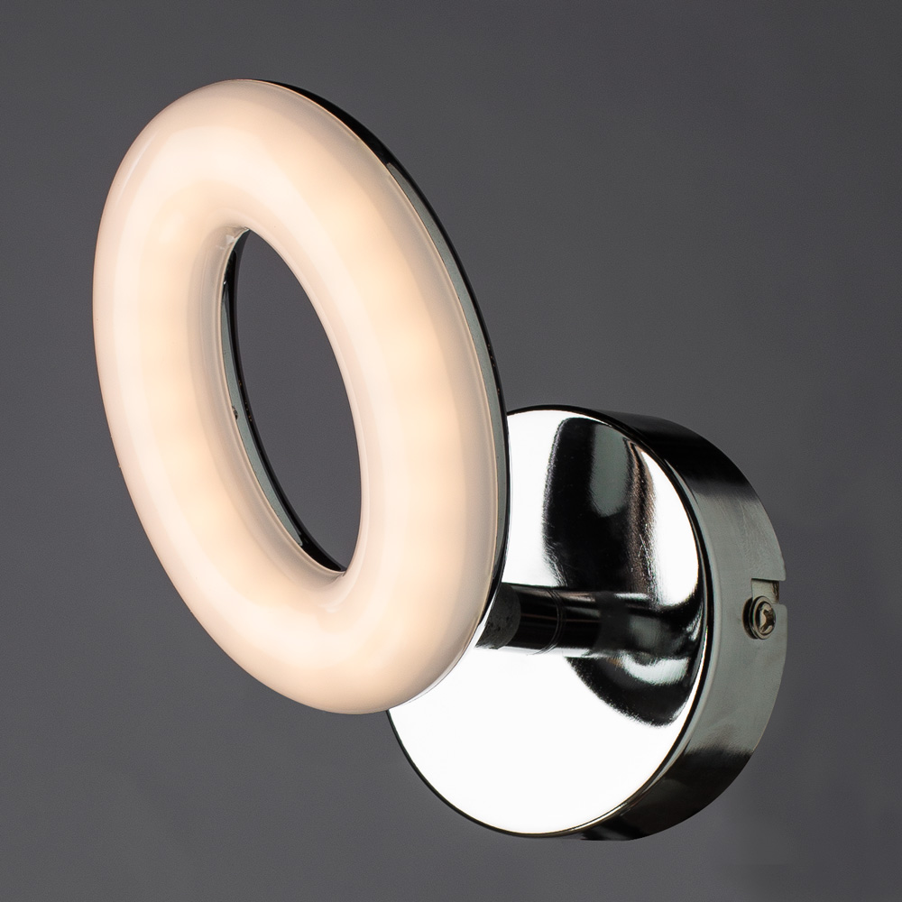 

Спот ARTE LAMP A8972AP-1CC LED 4,5 Вт 220 В 3000 К IP20 белый