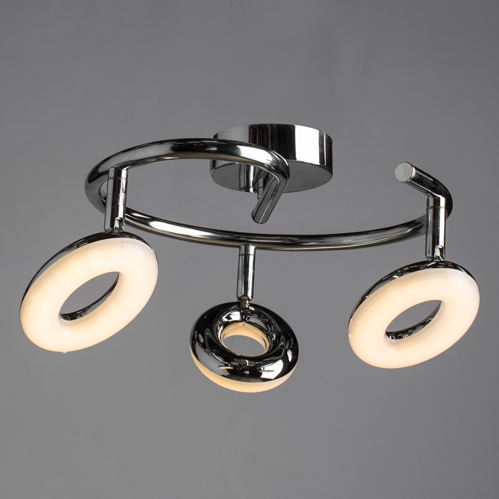 

Спот светодиодный ARTE LAMP CIAMBELLA (A8972PL-3CC) 4,5 Вт 220 В 3000К теплый белый свет IP20 белый