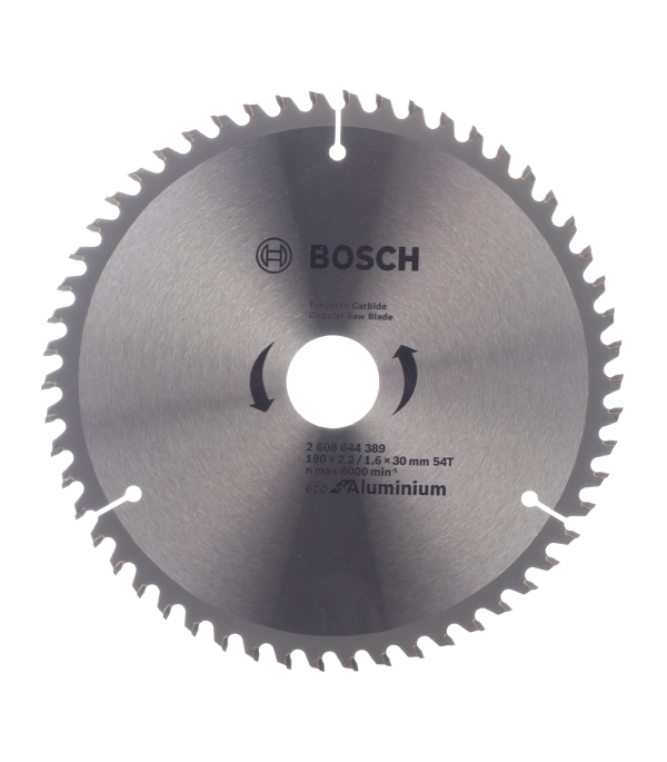 Диск пильный по алюминию Bosch Multi ECO (2608644389) 190х30х2,2 мм 54 зуба