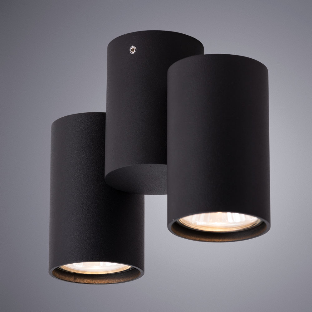 

Светильник точечный накладной ARTE LAMP GAVROCHE (A1511PL-2BK) GU10 50 Вт 220 В IP20