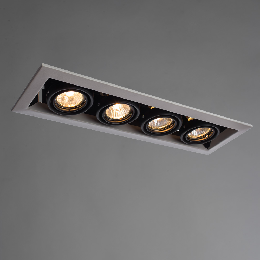 

Светильник точечный встраиваемый ARTE LAMP CARDANI PICCOLO (A5941PL-4WH) GU10 50 Вт 220 В IP20