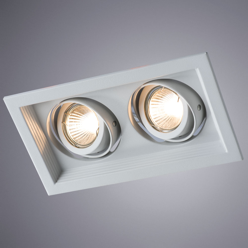 

Светильник точечный встраиваемый ARTE LAMP CANIS (A6661PL-2WH) GU10 50 Вт 220 В IP20