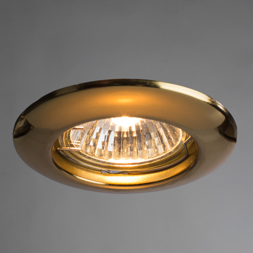 

Светильник точечный встраиваемый ARTE LAMP PRAKTISCH (A1203PL-1GO) GU10 50 Вт 220 В IP20