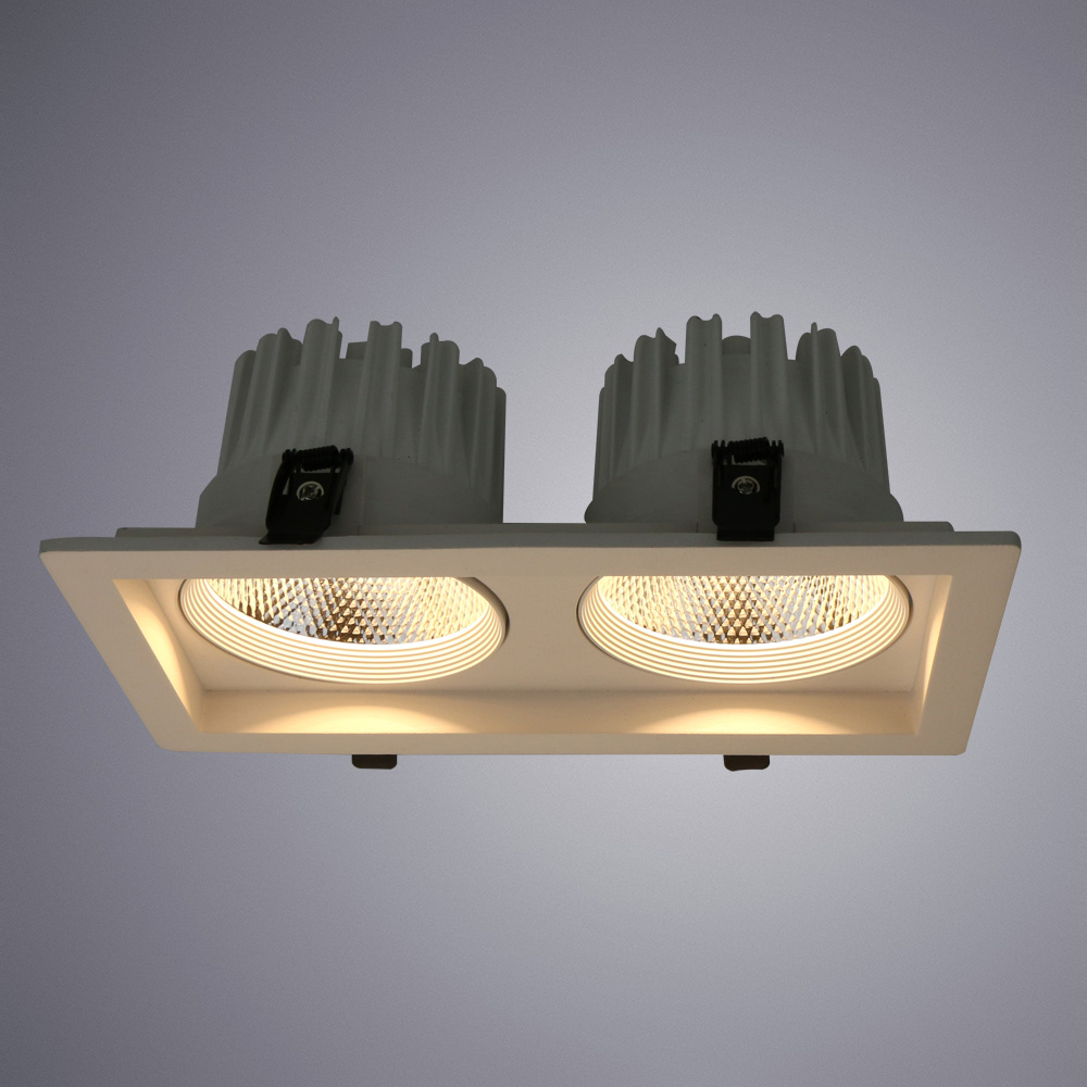 

Светильник светодиодный точечный встраиваемый ARTE LAMP PRIVATO (A7018PL-2WH) 18 Вт 220 В 3000К теплый белый свет IP20