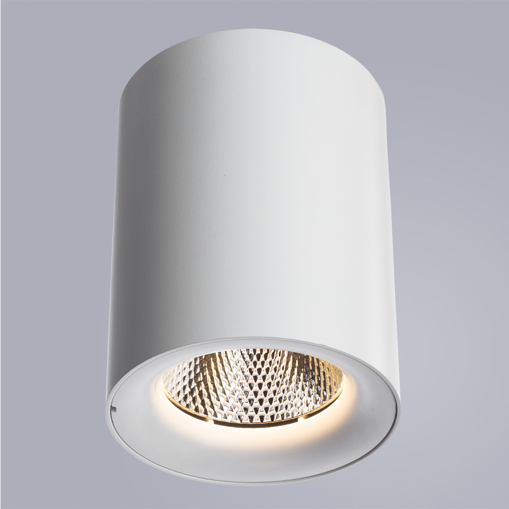 

Светильник светодиодный точечный накладной ARTE LAMP FACILE (A5118PL-1WH) 18 Вт 220 В 3000К теплый белый свет IP20