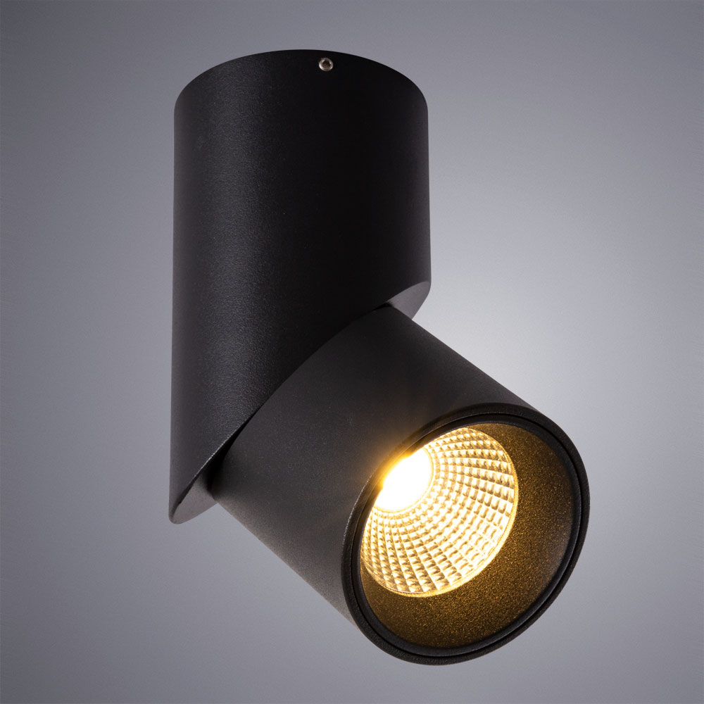 

Светильник светодиодный точечный накладной ARTE LAMP MEISU (A7717PL-1BK) 15 Вт 220 В 3000К теплый белый свет IP20