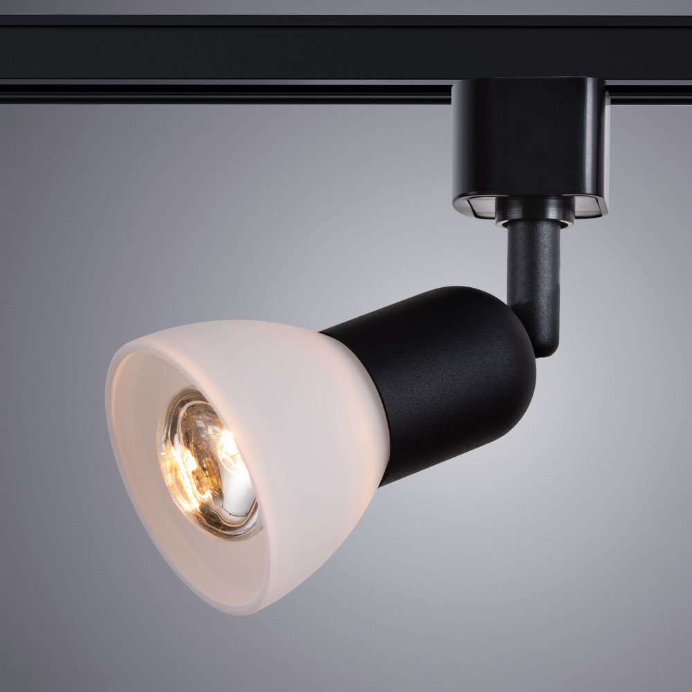 фото Светильник трековый arte lamp gala (a3156pl-1bk) e14 40 вт 220 в черный ip20