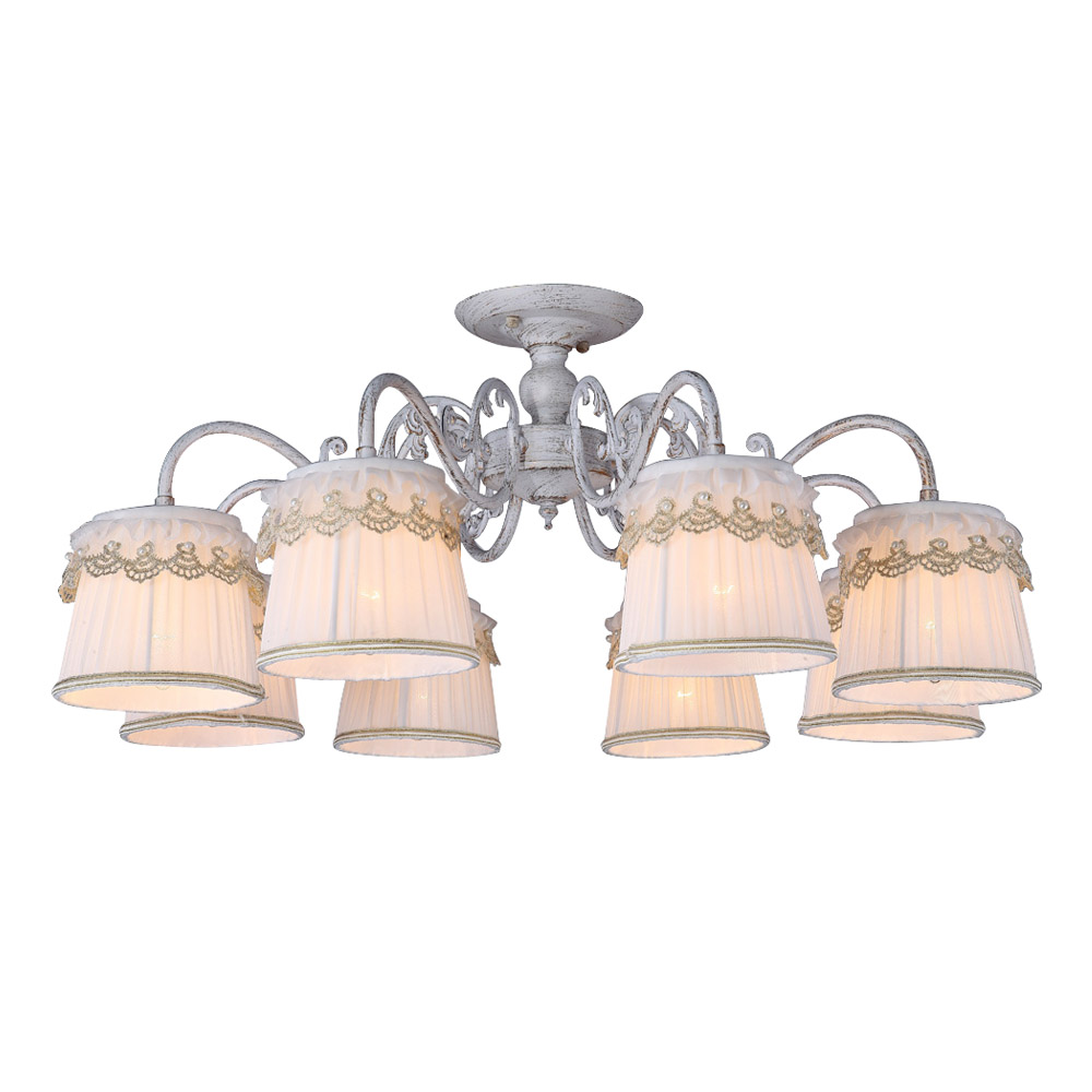 

Люстра потолочная ARTE LAMP MERLETTO (A5709PL-8WG) E14 40 Вт 220 В IP20, Белый