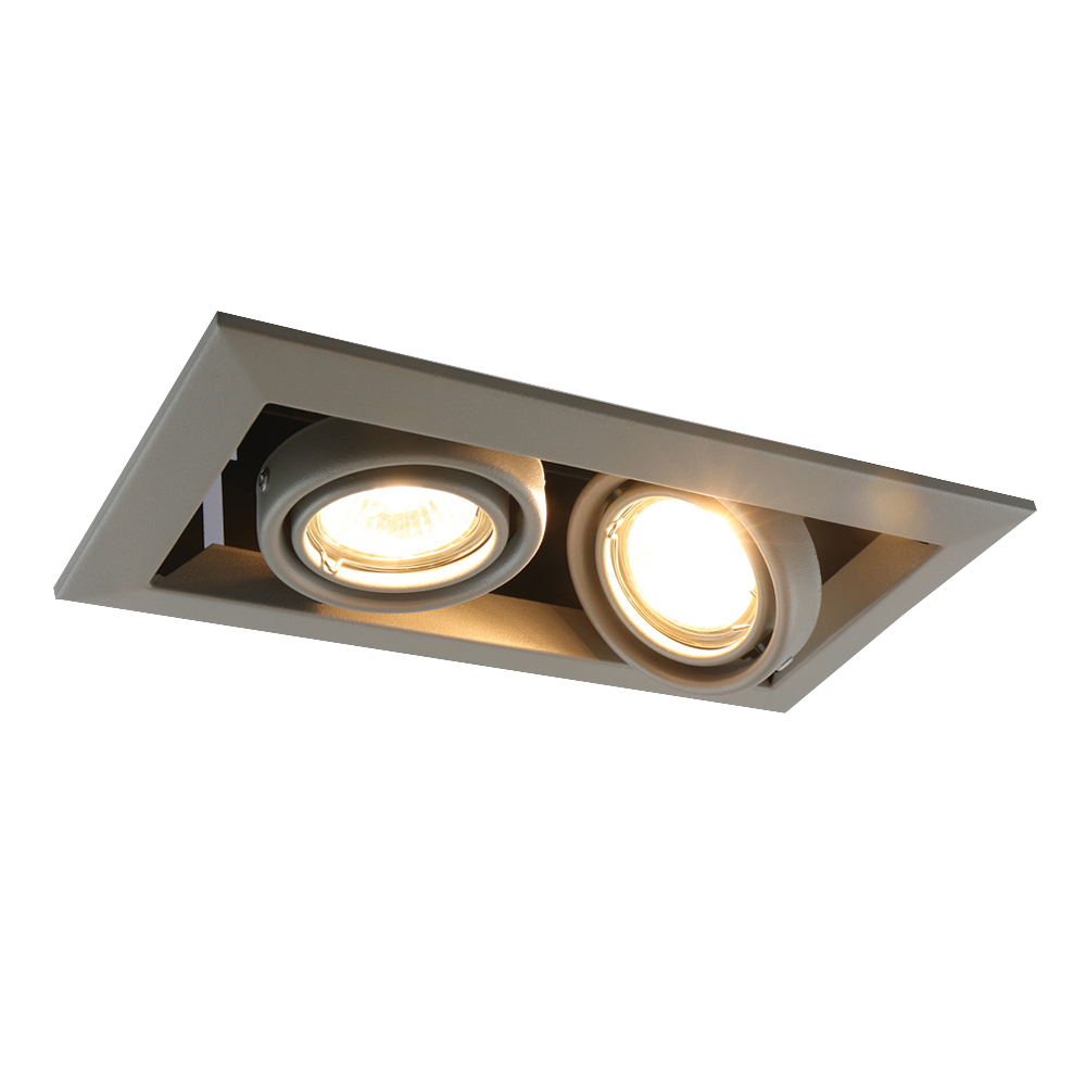 

Светильник точечный встраиваемый ARTE LAMP CARDANI PICCOLO (A5941PL-2GY) GU10 50 Вт 220 В IP20