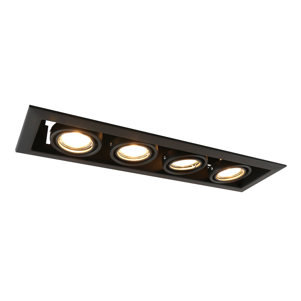 

Светильник точечный встраиваемый ARTE LAMP CARDANI PICCOLO (A5941PL-4BK) GU10 50 Вт 220 В IP20