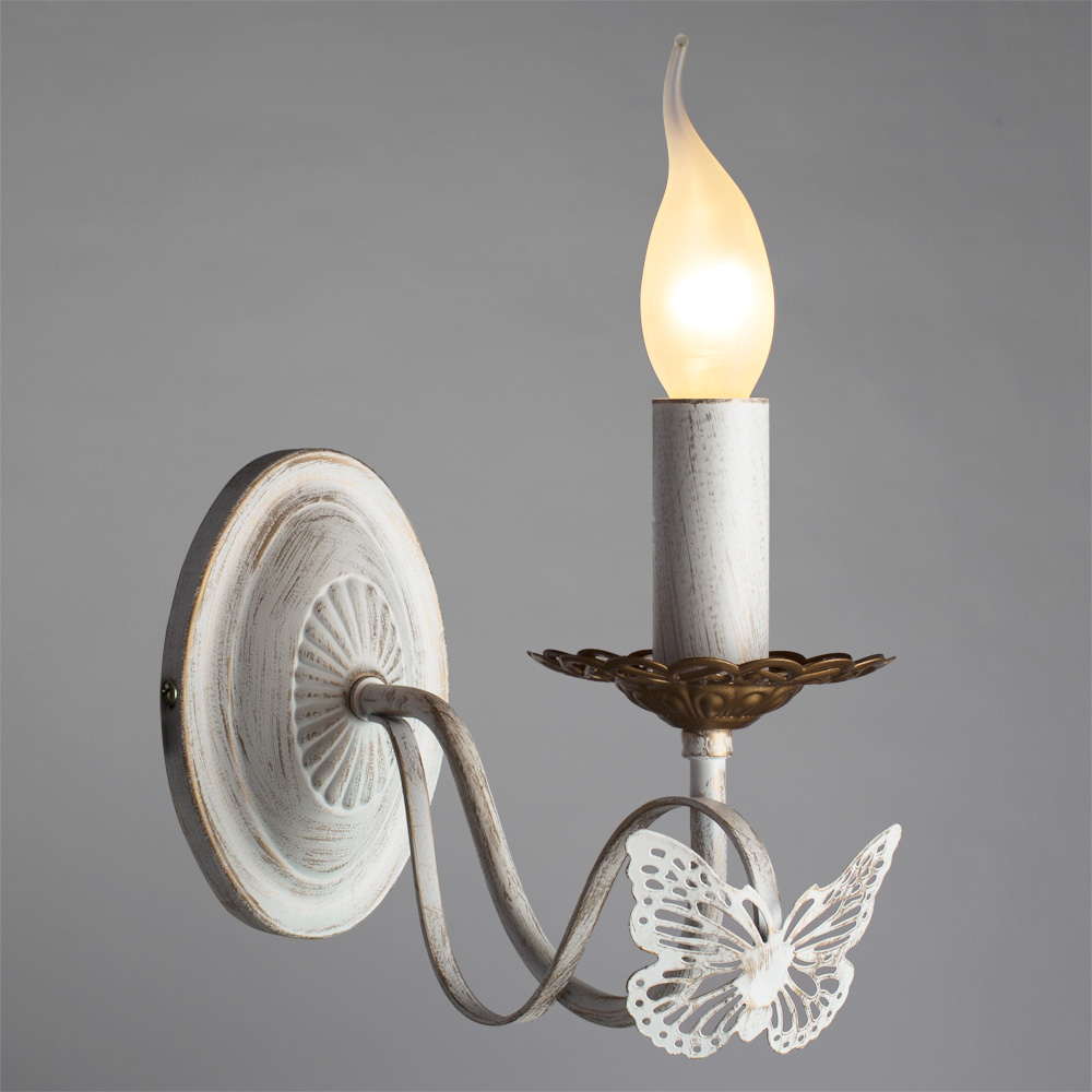 

Бра настенное ARTE LAMP ALI (A6114AP-1WG) E14 40 Вт 220 В IP20