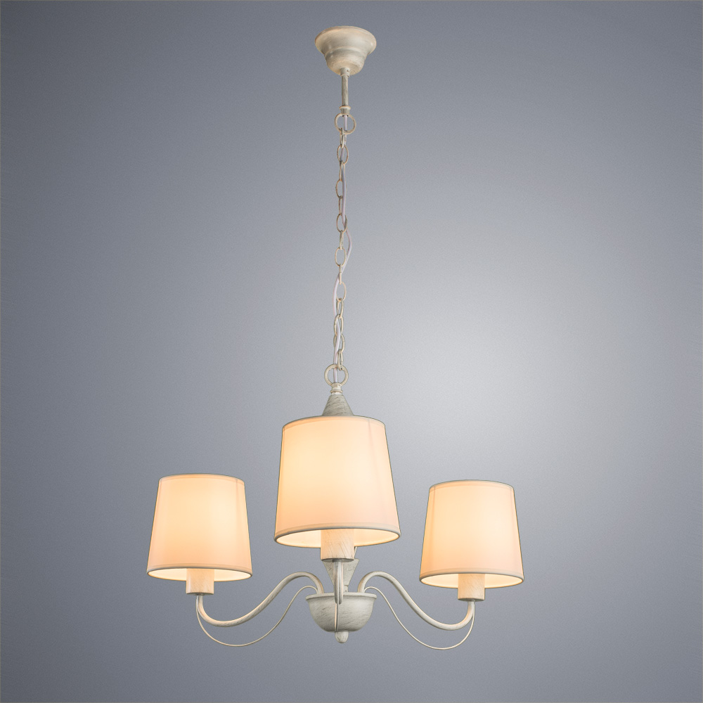 

Люстра подвесная ARTE LAMP ORLEAN (A9310LM-3WG) E27 40 Вт 220 В IP20, Кремовый