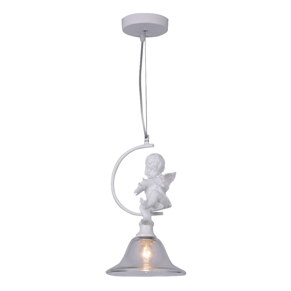 

Люстра подвесная ARTE LAMP AMUR (A4288SP-1WH) E27 40 Вт 220 В IP20, Прозрачный
