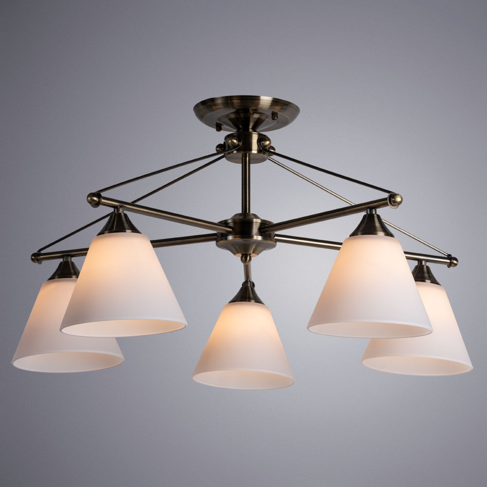 

Люстра подвесная ARTE LAMP COPTER (A3208PL-5AB) E27 40 Вт 220 В IP20, Белый