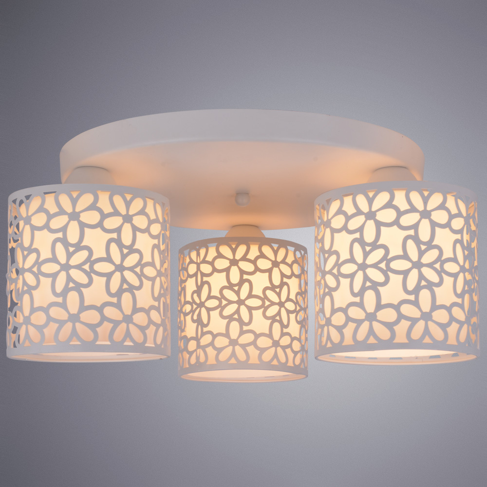 

Люстра подвесная ARTE LAMP TRAFORATO (A8349PL-3WH) E14 40 Вт 220 В IP20, Белый