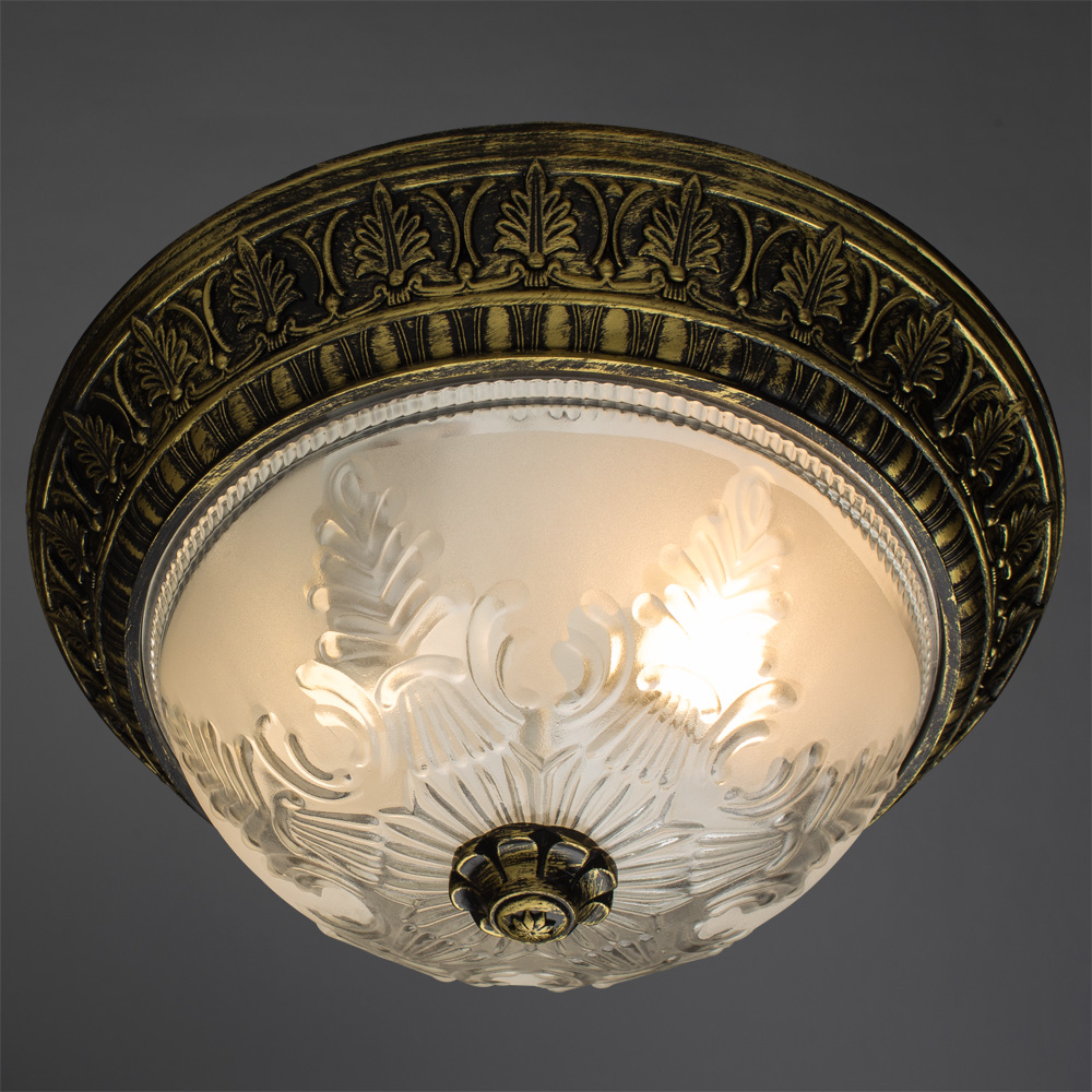 

Светильник настенно-потолочный ARTE LAMP PIATTI (A8005PL-2BN) E27 60 Вт 220 В IP20, Прозрачный