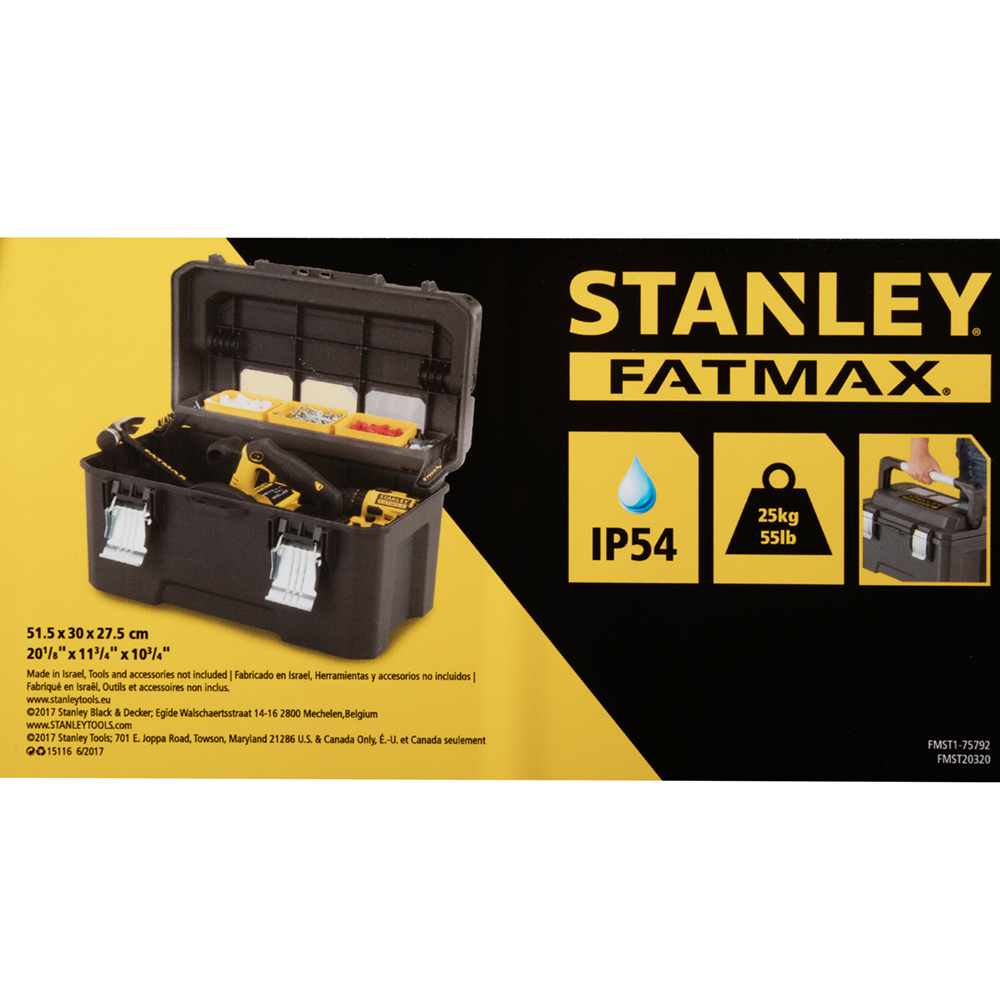 фото Ящик для инструментов stanley fatmax (fmst1-75792) 515х300х275 мм