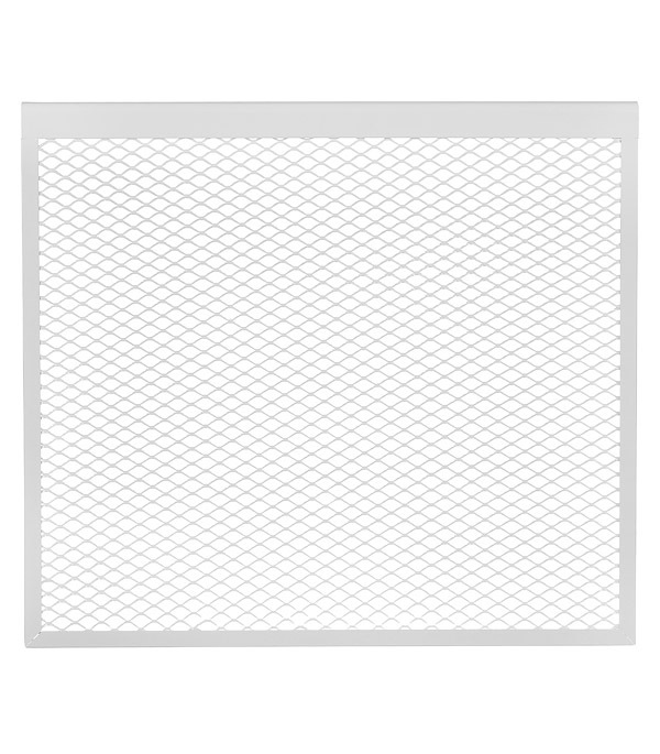 фото Экран декоративный металлический evecs дмэр 610х690 мм белый 7-ми секционный