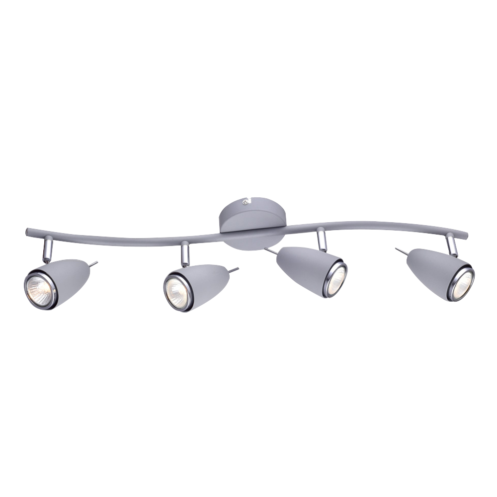 

Спот ARTE LAMP REGISTA A1966PL-4GY GU10 50 Вт 220 В IP20 серый