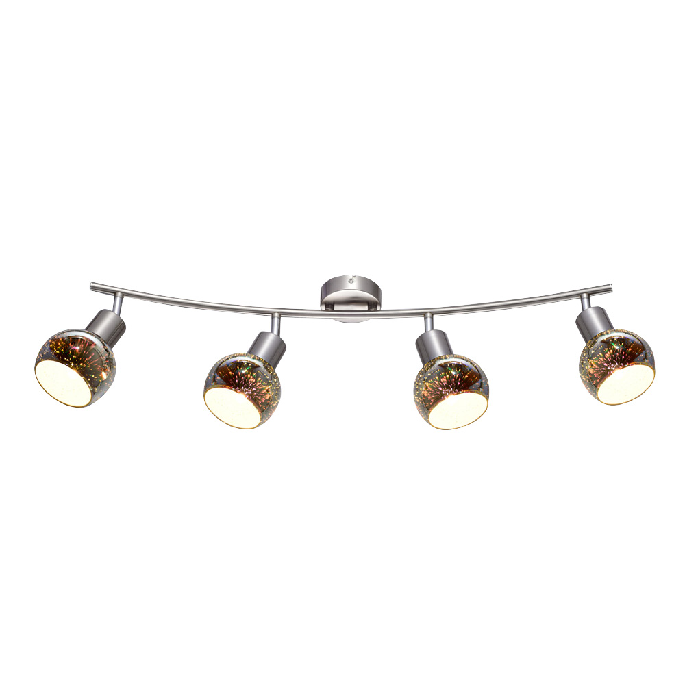 

Спот ARTE LAMP A6125PL-4SS E14 40 Вт 220 В IP20 матовое серебро
